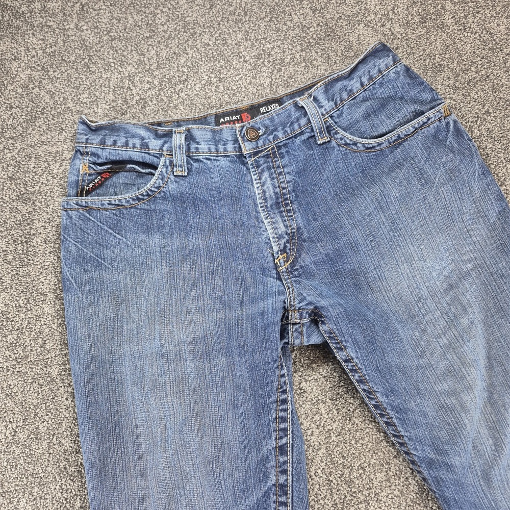 Ariat FR‎ Jeans Mens 35x36 M4 Relaxed Boot Fire Resistant CAT 2 Workwear